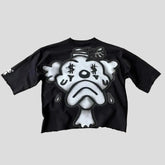 T-Shirt mit „Crying Clown“-Grafikdruck